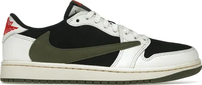 Produktbild von Nike Air Jordan 1 Low x Travis Scott "Olive" Kojenecké tenisky velikost EU27