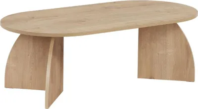 Immagine prodotto di Calicosy - Tavolino con piano ovale e gambe curve L120 cm - SELENE