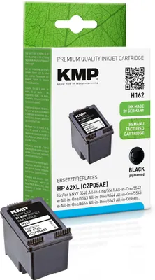 Produktbild von KMP H162 schwarz Tintenpatrone ersetzt HP ENVY HP 62XL (C2P05AE)