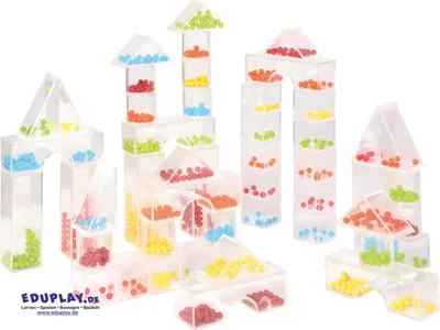 Obrázek produktu pro EDUPLAY 120572 Korálkové bloky, pestrobarevné, 50 kusů (1 sada)