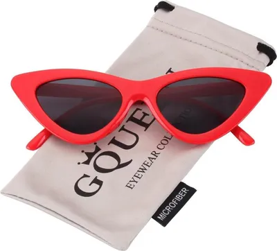 Produktbild von GQUEEN Vintage Katzenauge Sonnenbrille Damen Retro Cateye UV400 Schutz