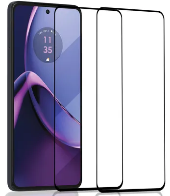 Produktbild von 2-Pack Motorola G84 Displayschutzfolie - Gehärtetes Glas 9H - Super Qualität 3D
