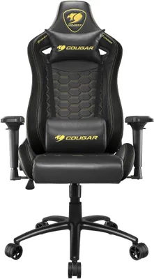 Produktbild von COUGAR Gaming OUTRIDER S ROYAL, Gaming-Sessel, 120 kg, Gepolsterte, ausgestopfte Rückenlehne, Rennen, Schwarz, Stahl