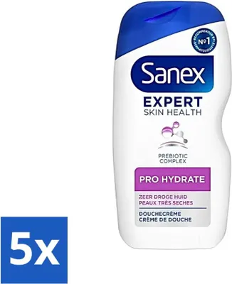 Image de Gel douche Sanex Expert Skin Health Pro Hydrate 400 ml - Pack avantage - 5 pièces