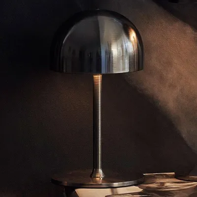 Produktbild von Sirius Akku LED Tischleuchte Tim außen 22 cm Nickel schwarz