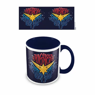 Obrázek produktu pro Captain Marvel hrnek modrý snídaňový hrnek