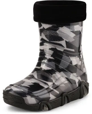 Produktbild von Ladeheid Kinder Mädchen Jungen Gummistiefel Gefüttert Swk2021 (Muster-45, 27/28)