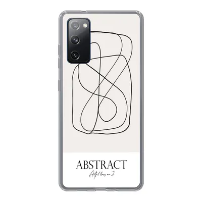 Produktbild von MuchoWow® Handyhülle Schutzhülle Hülle für Samsung Galaxy S20 FE Kunst - Linienkunst - Abstrakt Silikon Softcase Handy Hülle - Abdeckung