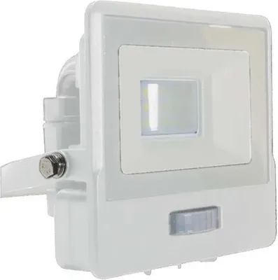 Immagine prodotto di Proiettore a LED con sensore PIR - Samsung - IP65 - Bianco - 10W - 735 lumen - 4000K - 5 anni