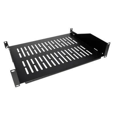 Obrázek produktu pro VALUE 19'' police 2U, 350mm, max. 25kg, černá (26.99.0406)
