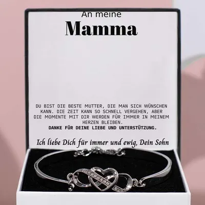 Produktbild von An meine Mama - Armband mit Herzform für Frauen - OLIVIA_HEARTBRACELET