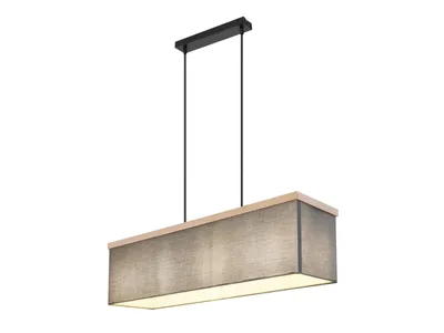 Produktbild von Globo Lighting Hängeleuchte Metall schwarz matt, 4x E27 LED