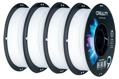 Image de Filament TPU, diamètre 1,75 mm, lot de 4, couleur : blanc
