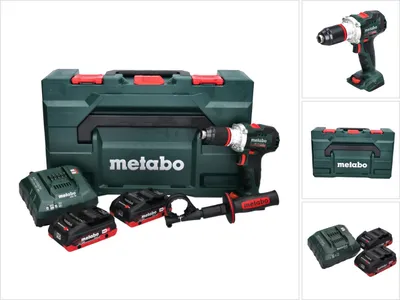 Produktbild von Metabo BS 18 LTX BL I Akku Bohrschrauber 18 V 130 Nm + 2x Akku 4,0 Ah + Ladegerät + metaBOX