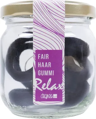 Immagine prodotto di Gomma per capelli Fair - vasetto da 7 di lavanda nera
