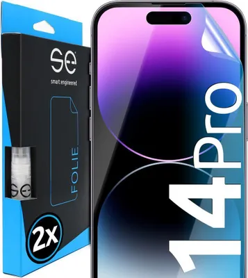 Produktbild von Smart Engineered SE0-F0101-0273-22-M, Apple, iPhone 14 Pro, Ölbeständig, Kratzresistent, Transparent, 2 Stück(e)
