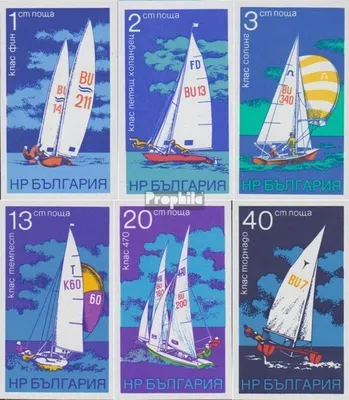 Produktbild von Briefmarken Bulgarien 1973 Mi 2294-2299 (kompl.Ausg.) postfrisch Wasserfahrsport-Segeln