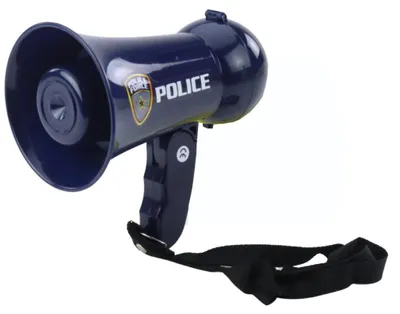 Obrázek produktu pro LEAN Toys 28148 Interaktivní dětský policejní megafon se zvuky sirény