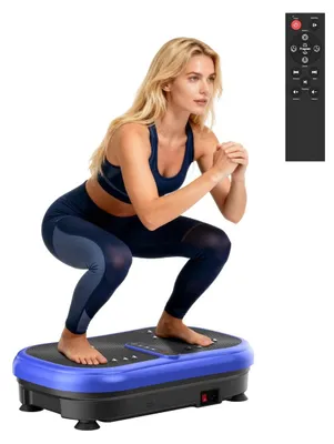 Produktbild von Vibrationsplatte Vibrationstrainer Ganzkörpertrainer - 200 W - 120 Stufen - Fernbedienung - Bis 120 kg