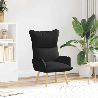 Obrázok produktu pre Moderné relaxačné kreslo v čiernej farbe