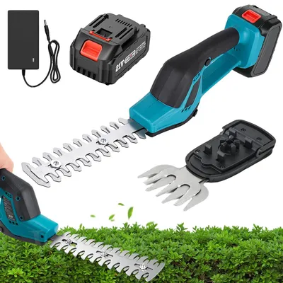 Produktbild von Akku Heckenschere, Grasschere, Akku Rasenschere, Kabellose Gartenschere, Elektrische Rasentrimmer, ohne Akku