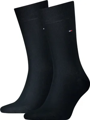 Produktbild von Tommy Hilfiger Classic Sock, Kniestrümpfe, Blau, Navy, andere, Männlich, 39/42, Volle Länge
