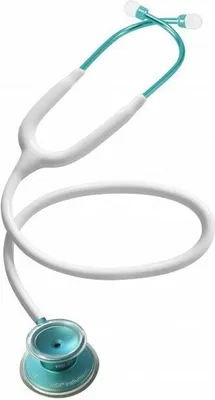 Produktbild von MDF 747XP DELUXE DUAL HEAD Stethoskop für Innere Medizin, Aqua White
