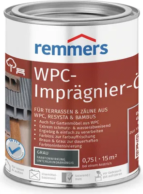 Produktbild von Remmers WPC-Imprägnier-Öl grau 2,5 l, Holzpflege