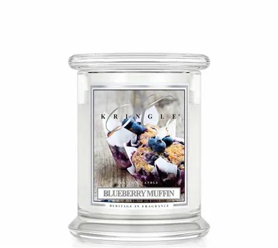 Zdjęcie produktu dla Świeca zapachowa Kringle Candle Jar Medium Blueberry Muffin