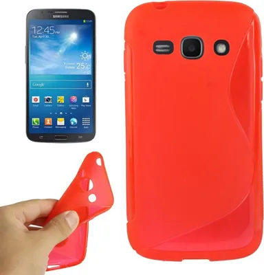 Produktbild von Handyhülle TPU für Samsung Galaxy Ace 3 S7272 rot