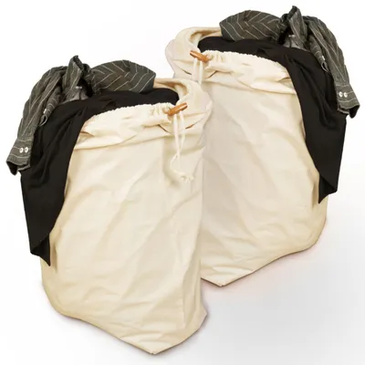 Waschbeutel-Set 2er-Pack, 67x87 cm, 100% Baumwolle, Oeko-Tex