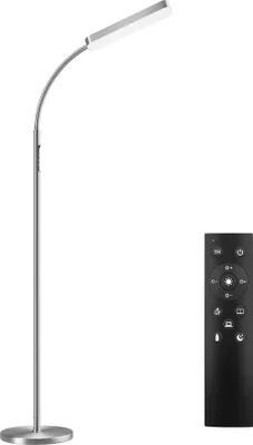 Produktbild von Stehlampe Prisma LED, 5 Lichtmodi, 12 W, dimmbar - silber