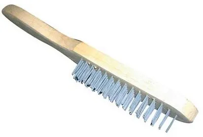 Obrázek produktu pro Kartáč ruční ocelový, dřevěný 4řadý 300mm 22033