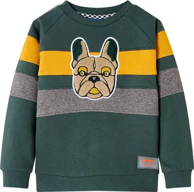 Produktbild von Kinder-Sweatshirt Dunkelgrün 104