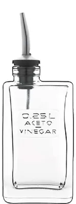 Image de Bouteille de vinaigre Optima avec bec verseur, 0,25 litre - lot de 12