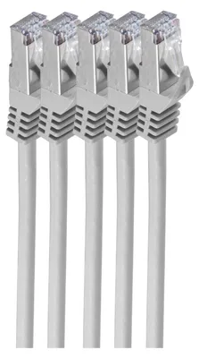Productafbeelding van shiverpeaks BS75511-0.25-SET5 Shiverpeaks RJ45 Patchkabel S/FTP, Cat7 VE5, 0,25m