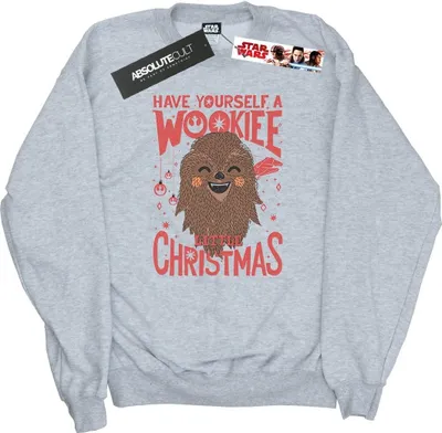 Produktbild von Star Wars - "Wookiee Little" Sweatshirt für Herren BI45662 (M) (Grau)