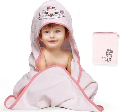 Produktbild von Disney Baby Kapuzenhandtuch Set, 2-teiling, 100% Baumwolle