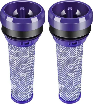 Image de Lot de deux filtres en tissu (92341301) - Pour les aspirateurs Dyson DC33c, DC37, DC33, DC39, DC28C et DC53