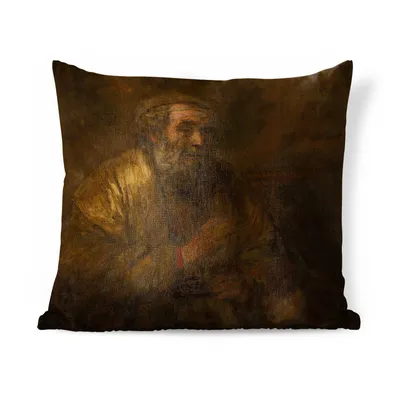 Obrázek produktu pro MuchoWow® Dekorační polštář Polštář na pohovku Dekorační polštář do obývacího pokoje 60x60 Homér - Rembrandt van Rijn