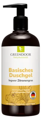 Produktbild von GREENDOOR Basisches Duschgel Ingwer Zitronengras