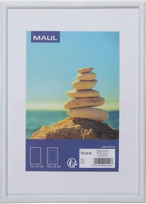 Produktbild von MAUL Bilderrahmen MAULart Kunststoff 15 x 21 cm, ca. A5 weiß