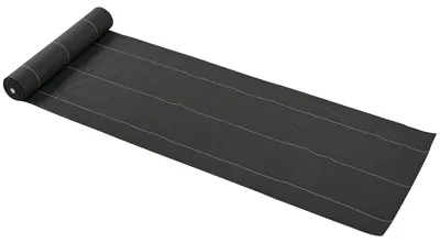 Image de Tissu anti-mauvaises herbes - Géotextile de paillage - 130 g/m² - Résistant à la déchirure - Perméable à l'eau - Résistant aux UV - 92 x 1 mètre