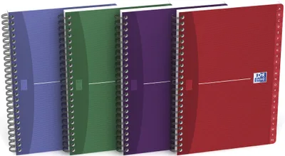 Produktbild von Oxford Office Registerbuch DIN A5 liniert Karton zufällige Farbe 90 Blatt (1Stk)