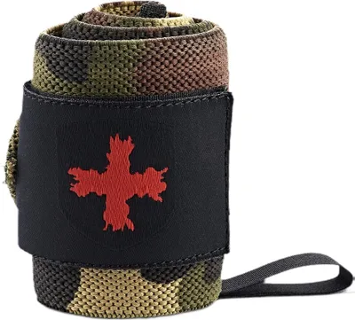 Productafbeelding van Harbinger | Polsbanden / Wristwraps / Rood met groene camouflageprint