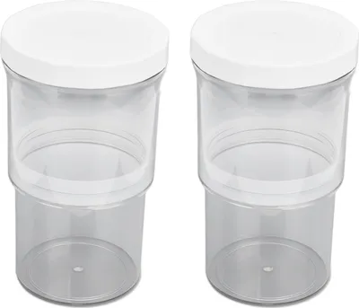 Obrázok produktu pre 2ks Vákuový kontajner typu Push Výsuvný nastaviteľný box na skladovanie potravín s krytom pre kuchyňu Home
