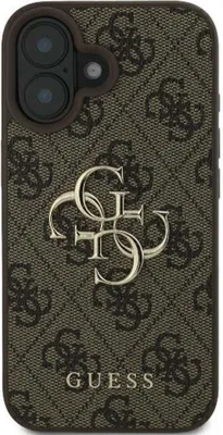 Produktbild von Guess Polyurethan4g Metal Logo Iphone 16 Plus Handyhülle    One Size