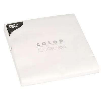 Produktbild von 400 Servietten, 3-lagig 1/4-Falz 40 cm x 40 cm weiss