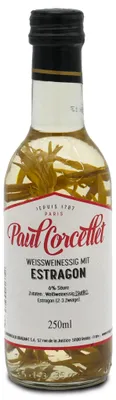 Produktbild von Weißweinessig 250ml 6% Säure Estragon Paul Corcellet Essig