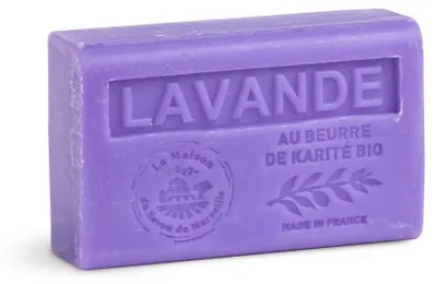 Produktbild von Bio-Sheabutterseife 125g - Lavendel